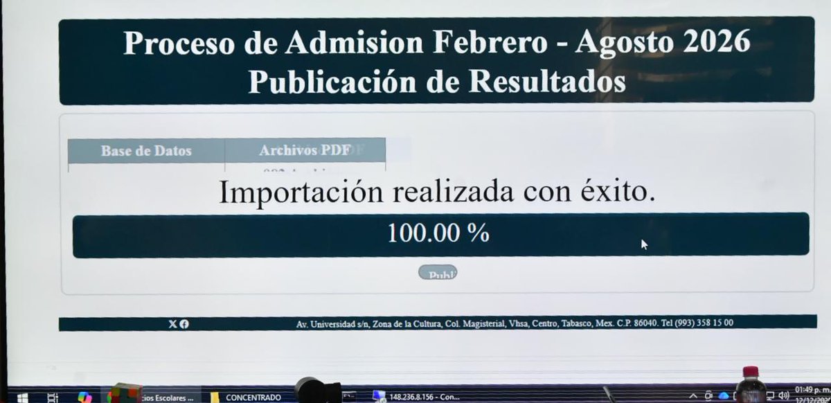 UJAT's tweet photo. Acepta UJAT al cien por ciento de estudiantes de nuevo ingreso para el ciclo febrero – agosto 2026
https://t.co/SWHKjTn8DO https://t.co/vQOhIwPse1