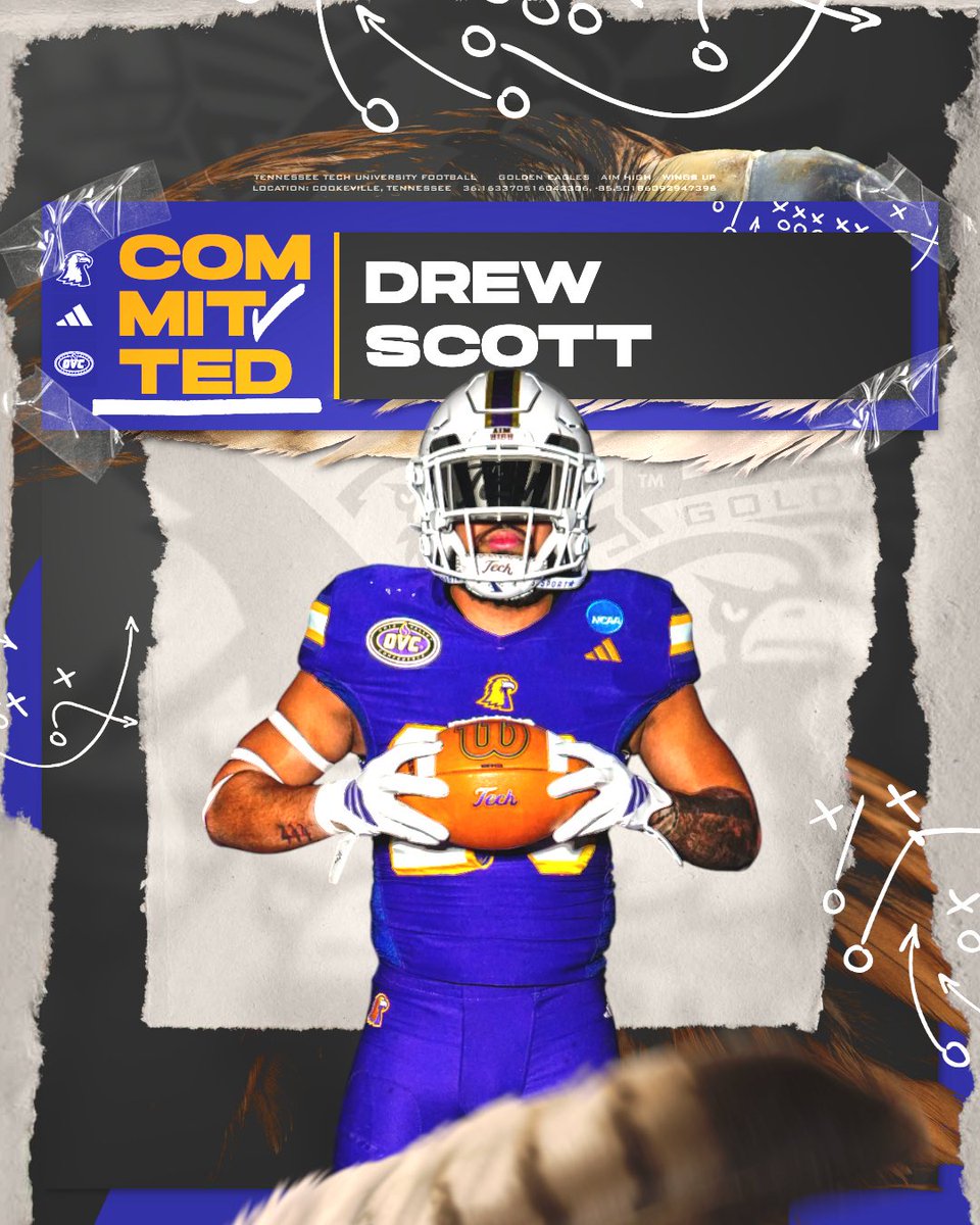 I am blessed and excited to announce my commitment to Tennessee Tech University!! <a href="/CoachWilder353/">Bobby Wilder</a> <a href="/Coach_DMACK/">David Mackie</a>