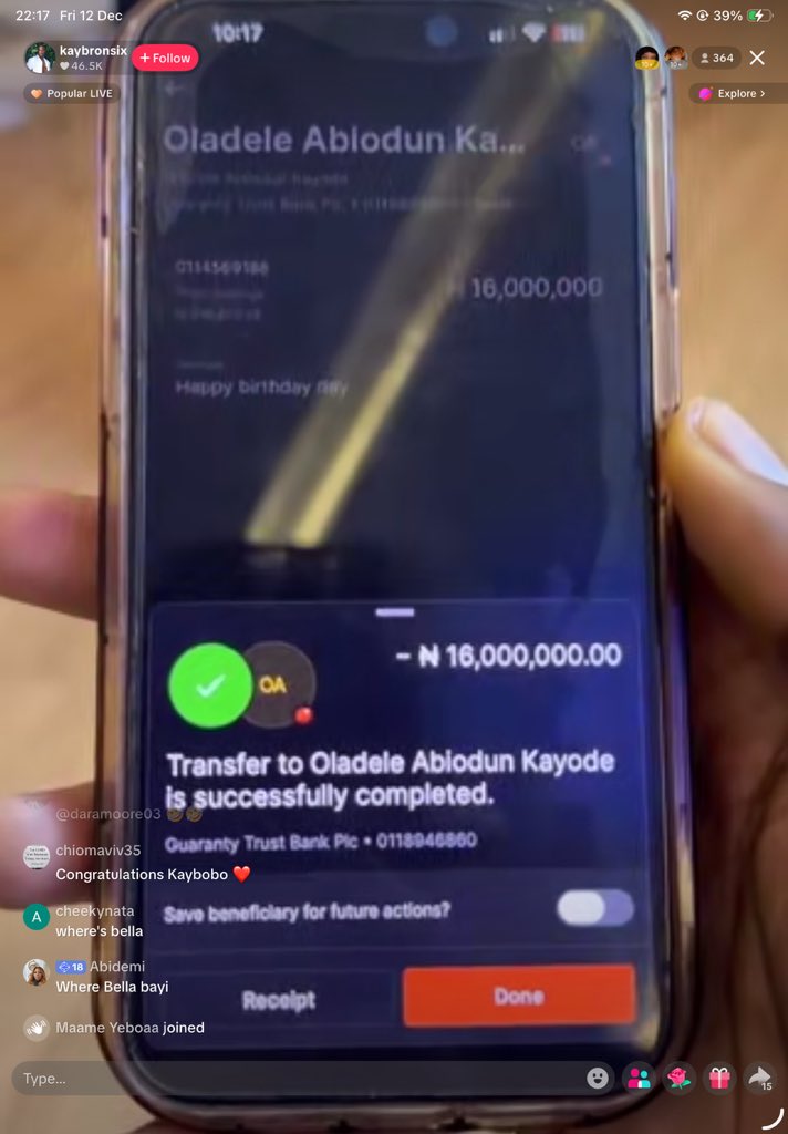 youknowdvibezz's tweet photo. Awwwwπ₯°
Kaybobo got 16 million naira from his fans for his birthday.
HAPPY BIRTHDAY KAYBOBOπ
#Kaybobo #Kayotics #bbnaijas10 https://t.co/Q9fmzinad9