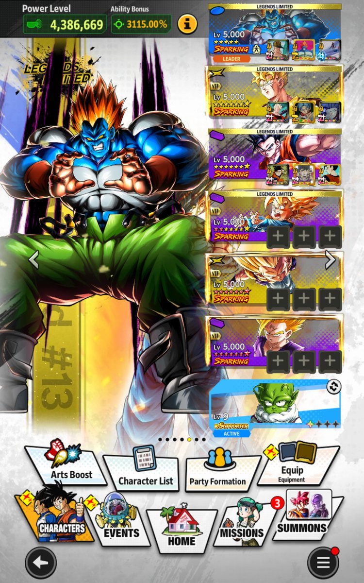 XGohan586's tweet photo. @Goreshx This team literally makes ultimate gohan look top 10. Can someone please explain why hes in S Tier because even i feel unfair one-shotting every character in the game while sitting in the back and turning my mind off. https://t.co/joyutAZGtr