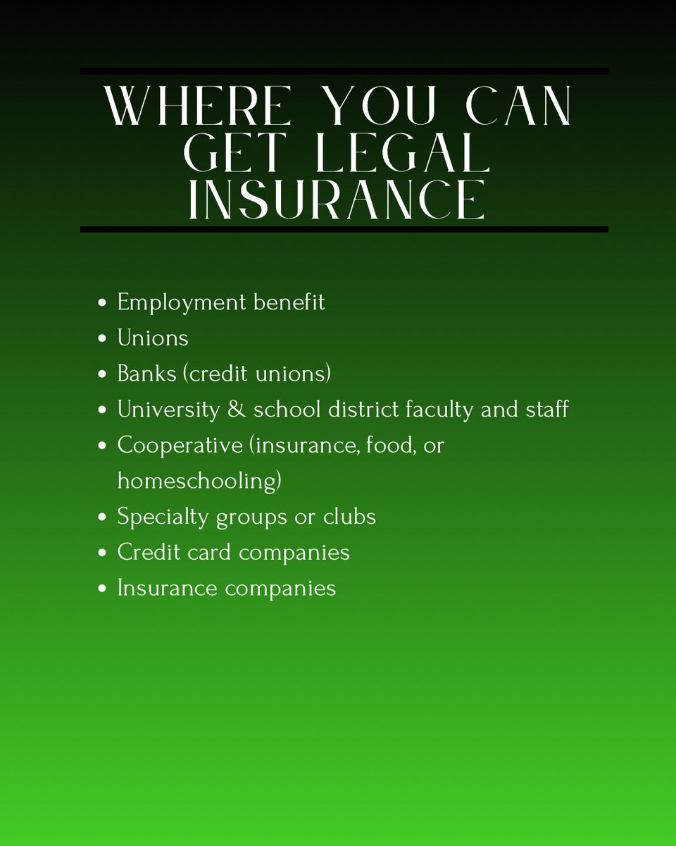 topf_law's tweet photo. With legal insurace, you can save time and money with a list of approved and highly qualified attorneys to select from. Check with your employer HR representative to see if legal insurance is offered.
(Verify your legal insurance plan provider on their policies and procedures .) https://t.co/Oh5BoPD1ll