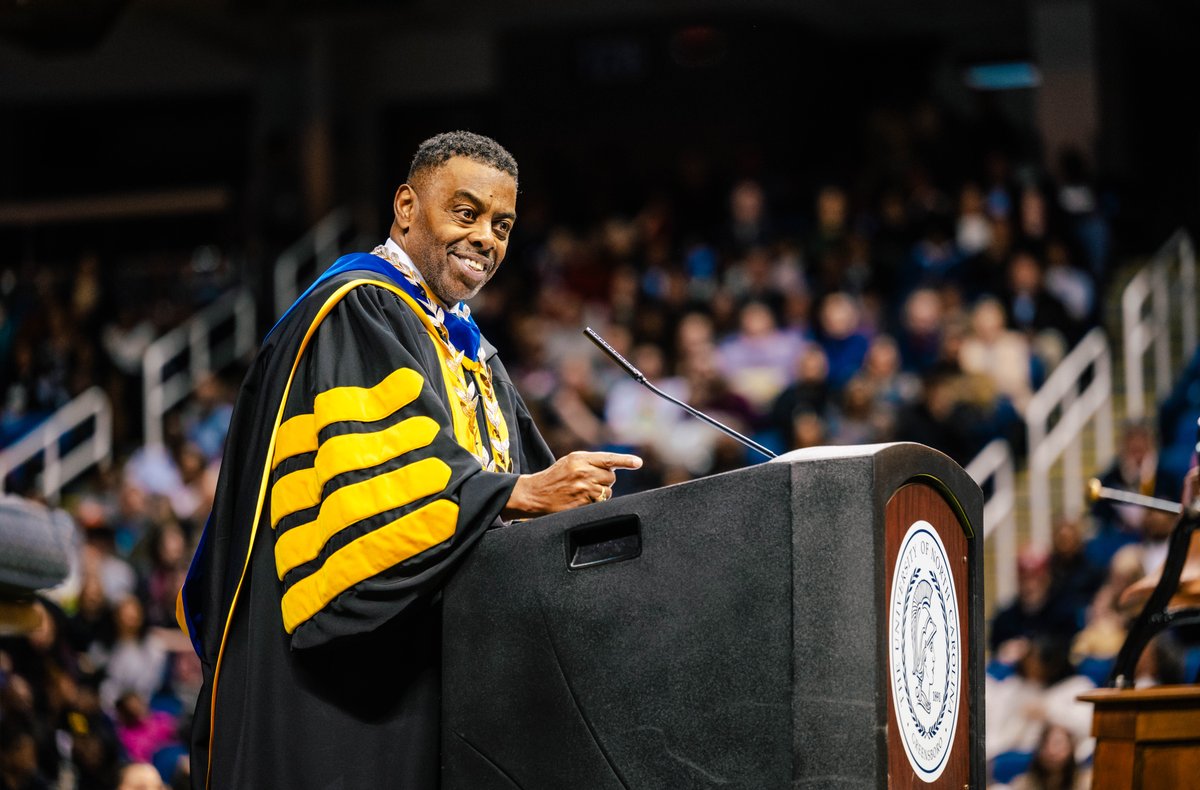 UNCG's tweet image. Take in the scenes from December 2025’s Commencement season. 🎓

Each celebration boasted all the pride, emotion, and excitement that Spartans have come to expect from the ultimate steps in their academic journeys. 💙💛

Read more: uncg.edu/featured/famil…
#UNCGGrad