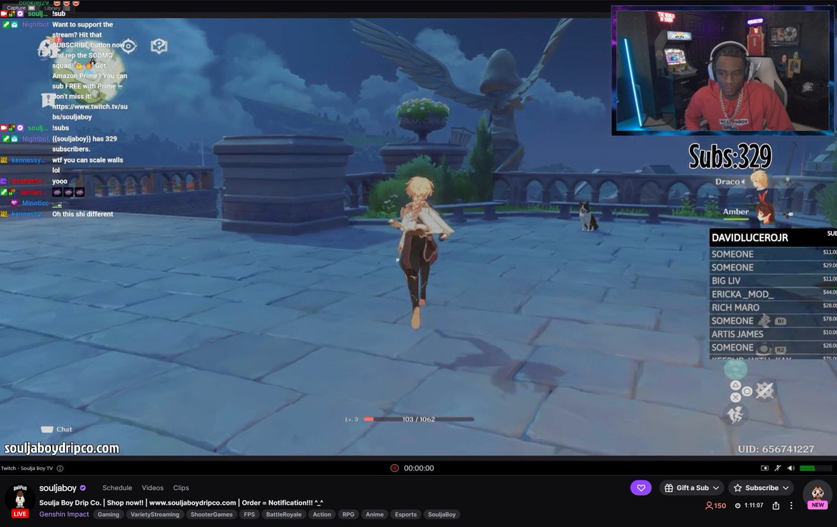duktv_'s tweet photo. why the HELL was souljaboy playing genshin impact on stream today 😭 https://t.co/TkO9RcTeGp