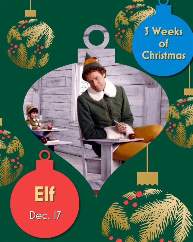 The best way to spread Christmas cheer is singing loud for all to hear ✨ Ring in the holiday cheer with ELF – up next this Wednesday, December 17, in our #3WeeksofChristmas series! Get tickets now! 

Angelikafilmcenter.com