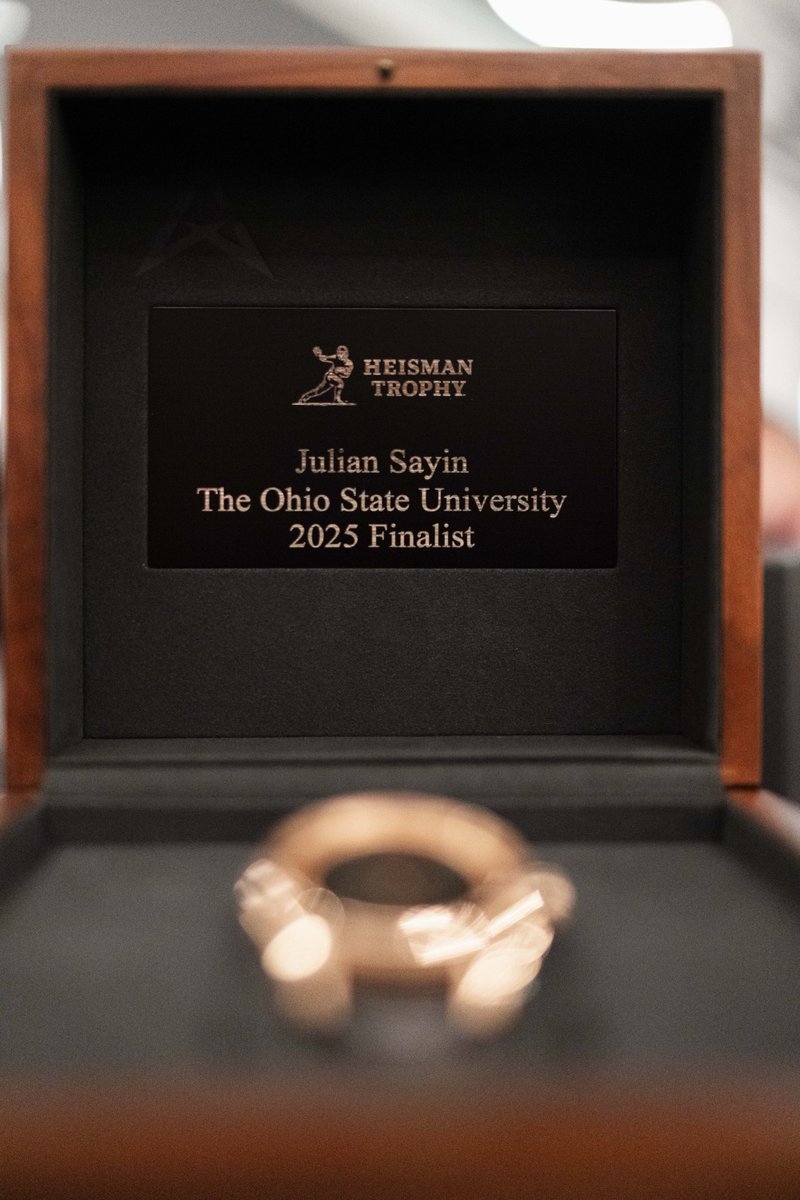 Touched down in NYC 🍎 
     
<a href="/juliansayin2/">Julian Sayin</a> | <a href="/HeismanTrophy/">Heisman</a>