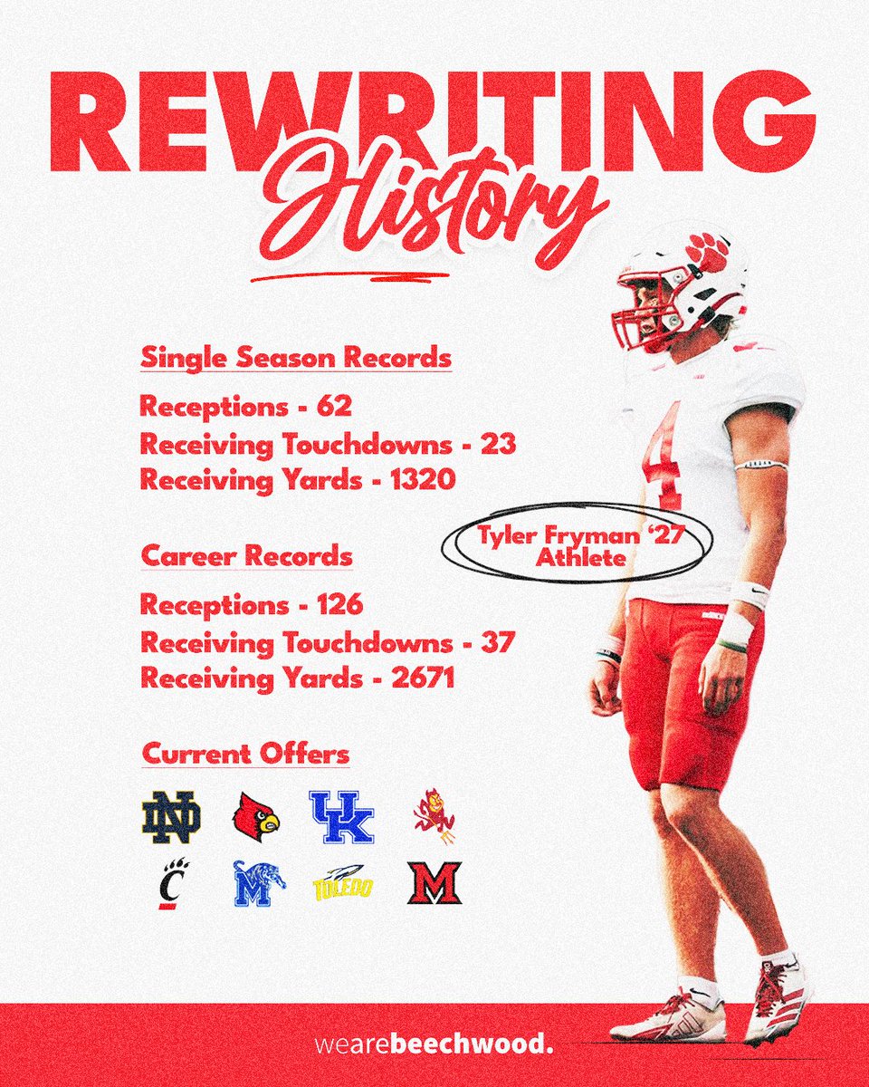 With still one year left to play for <a href="/fryman_tyler/">Ty</a>!! Great player, even better person, someone is going to be getting a great addition to their program, and it will be exciting to watch his recruiting play out over the next several months, as we look forward to our 2026 season!