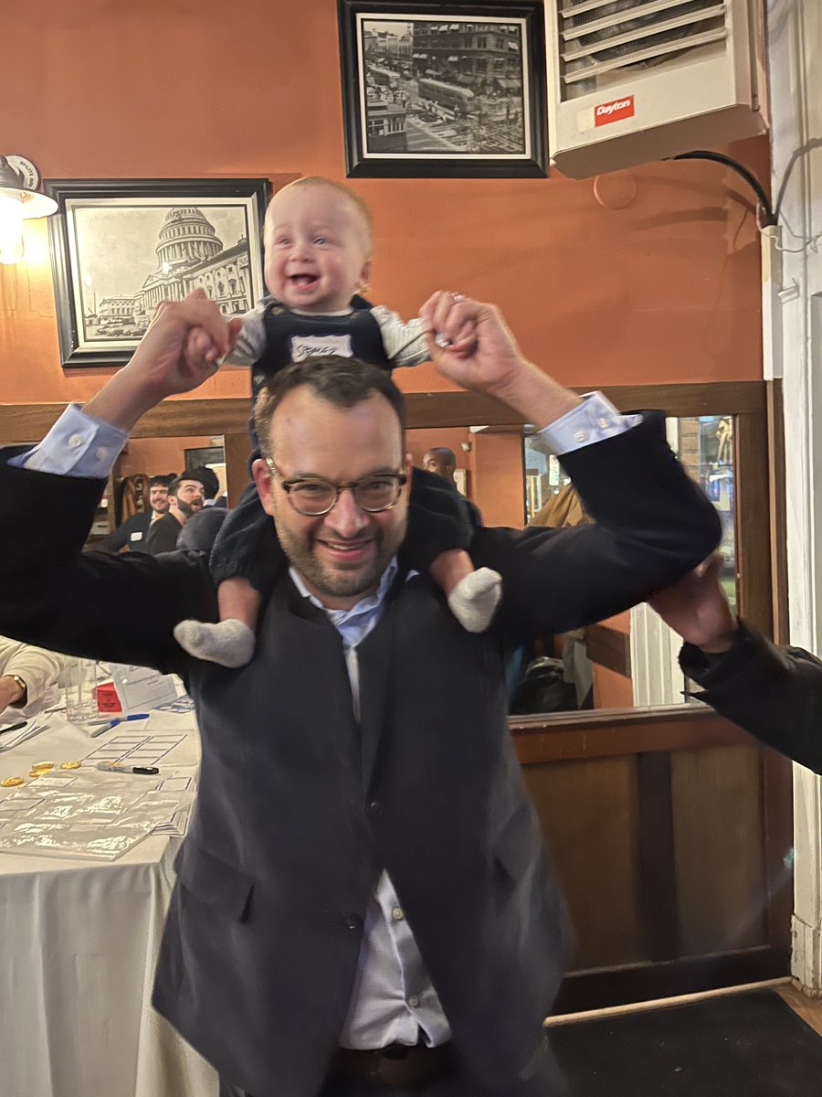 FeldStrategies's tweet photo. Another successful FS holiday party in the books with one more special guest this year…baby Spencer!

Thanks to everyone who joined us at @StoneysDC and thanks for the shoutout @playbookdc ! https://t.co/oiqMQmzD4v