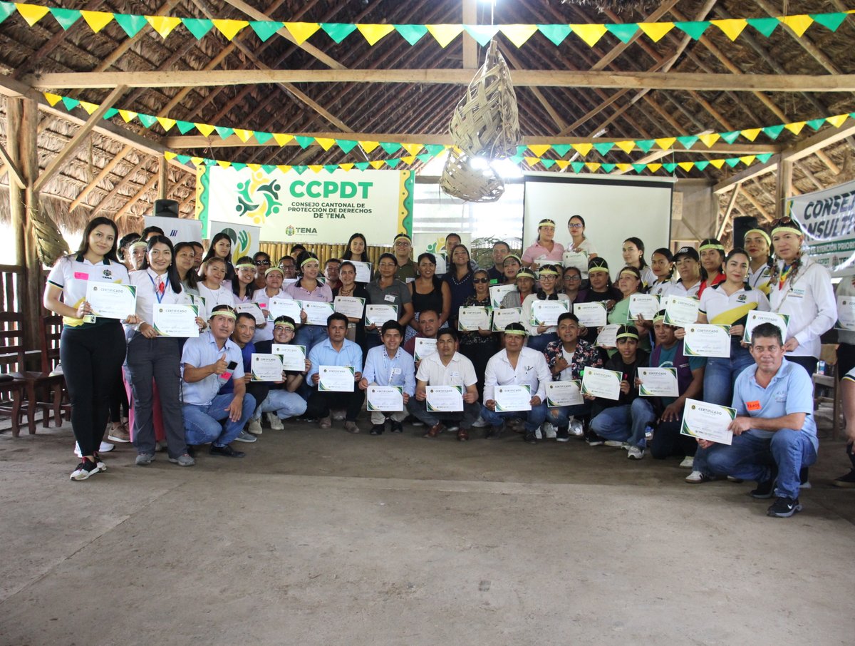 📍En #Tena, organizamos junto al GAD municipal y el #CCPD, la Cumbre Amazónica sobre Experiencias Asertivas del Sistema de Protección Integral de Derechos, como una respuesta para promover la articulación regional, cooperación técnica y realzar las buenas prácticas territoriales.