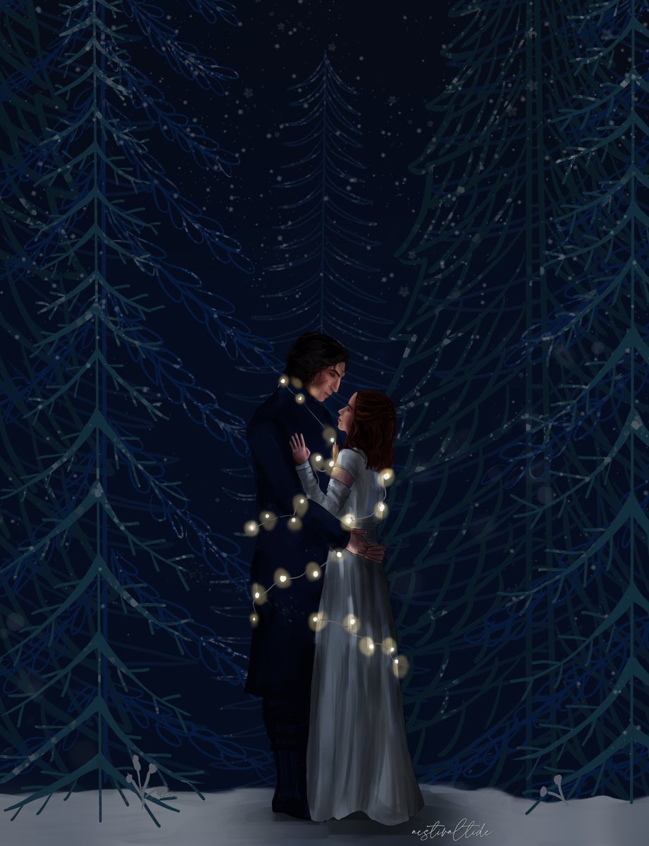 aestivaltide's tweet photo. "..they found their love aright, amid the cold of winter when half-spent was the night.. " #reyloholidays
#reyloart
(Originally for 2022’s #24DaysofReylo) https://t.co/EhrX4PChZA