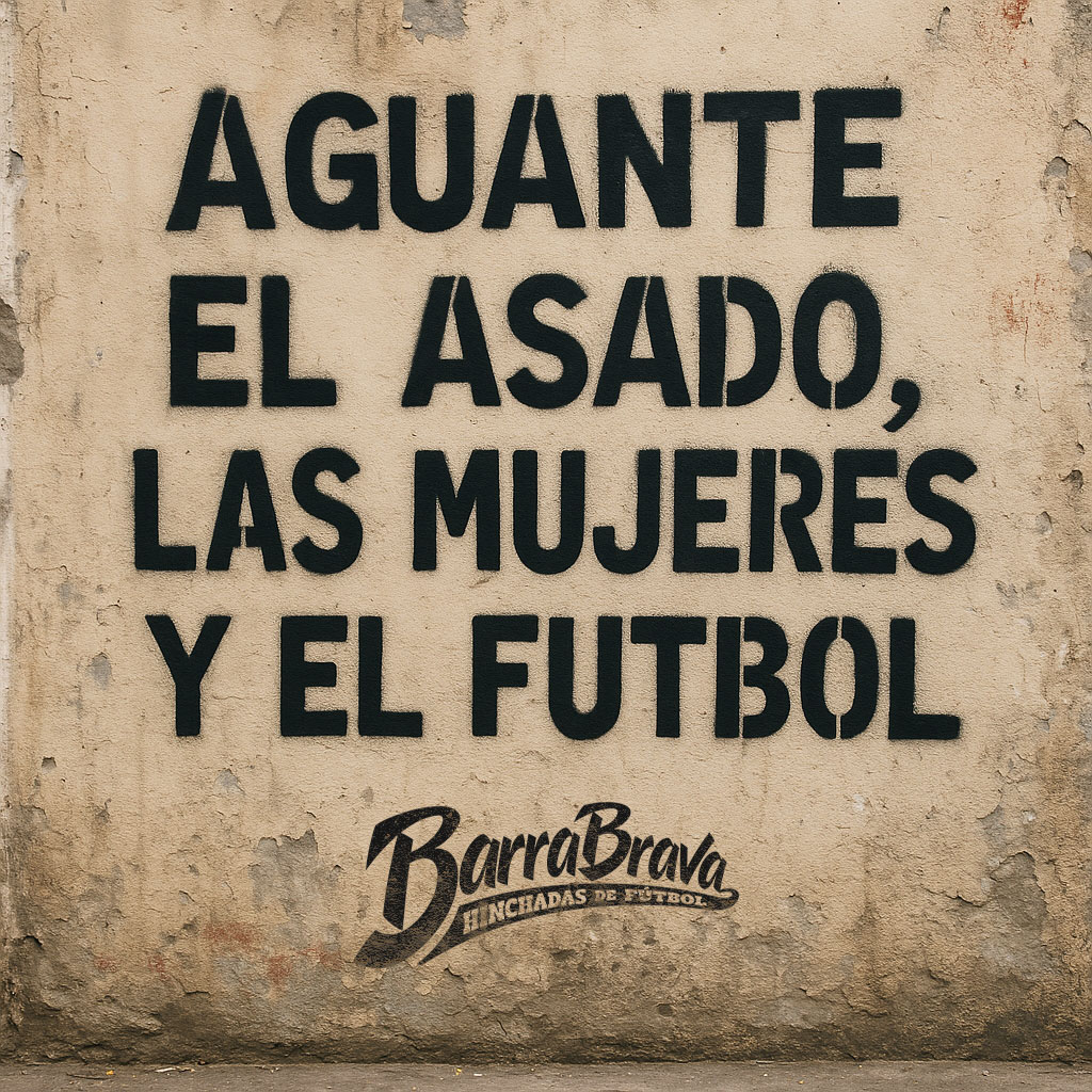 Aguante el asado, las mujeres y el fútbol