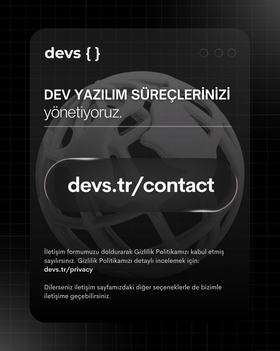devs_turkiye's tweet photo. Fikriniz var ama teknik süreçler gözünüzü mü korkutuyor?

Karmaşık projelerinizi sadeleştiriyor, yönetiyor ve en güvenli şekilde hayata geçiriyoruz. Veri gizliliği ve şeffaflık temel prensibimiz. Gelin, fikrinizi birlikte inşa edelim.

🔗 https://t.co/SBHYaumYcw https://t.co/EbwxUFIxnY