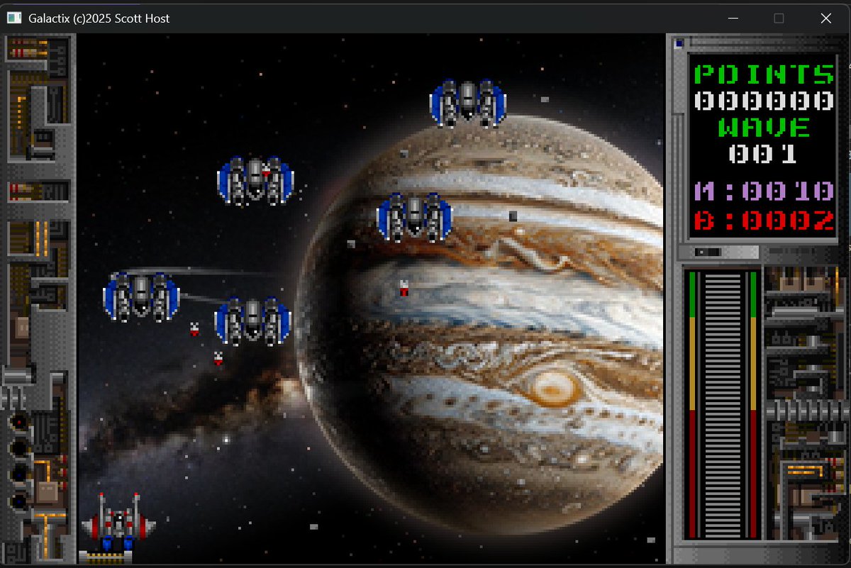echoLogin's tweet image. Got the new planets in the Galactix Remaster
Everything is now animated to the beat of current song

store.steampowered.com/app/3937840/Ga…