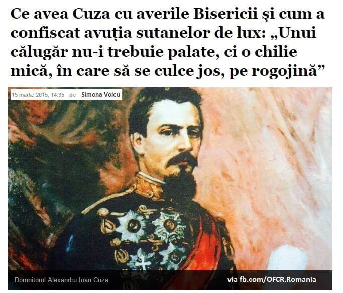 Celltrex2905's tweet photo. @FlyinChu @barsfin2024 Bine a facut bisericii Cuza. Avem nevoie de un Cuza nou sa va puna la punct cu valorile pe care pretindeti ca le aveti. https://t.co/juDTMmnLzT