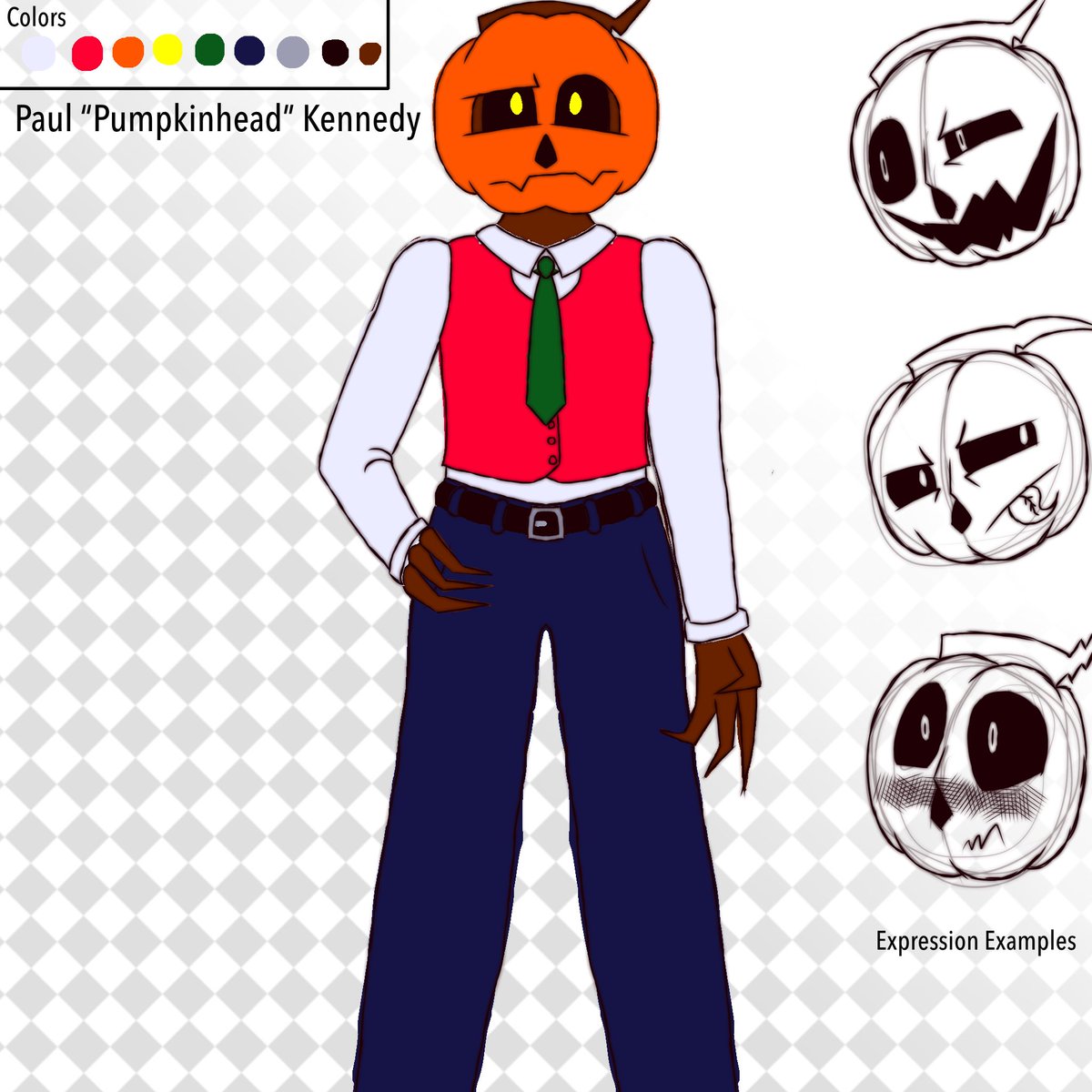 PMKNHD87's tweet photo. Howdy folks, have the ref sheet for my boy Paul https://t.co/iUvDonyWex