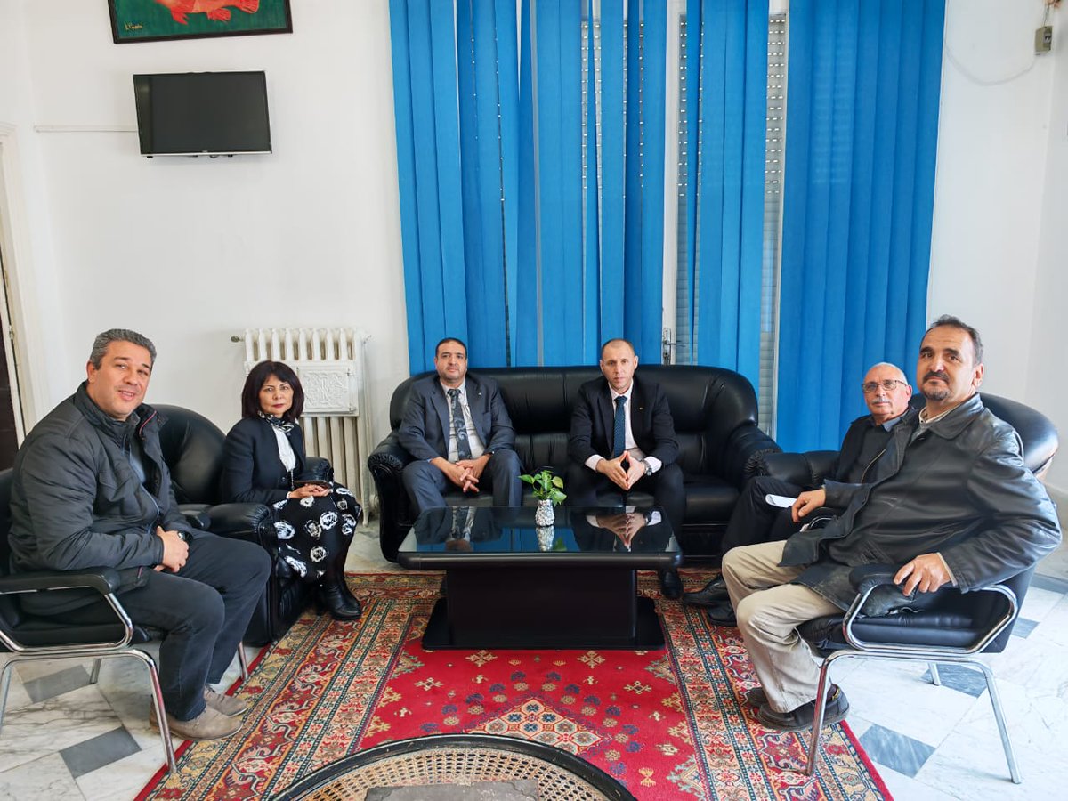 cnrdpa's tweet photo. Professor Nabil Bouflih Director  of #CNRDPA, is visiting the National Institute of Marine Sciences and Technologies #INSTM in Tunisia to strengthen cooperation between the two parties.
@UN_FAO_GFCM
@anndz_dz
#Algeria 
#Tunisia https://t.co/1DMDSMwfHN