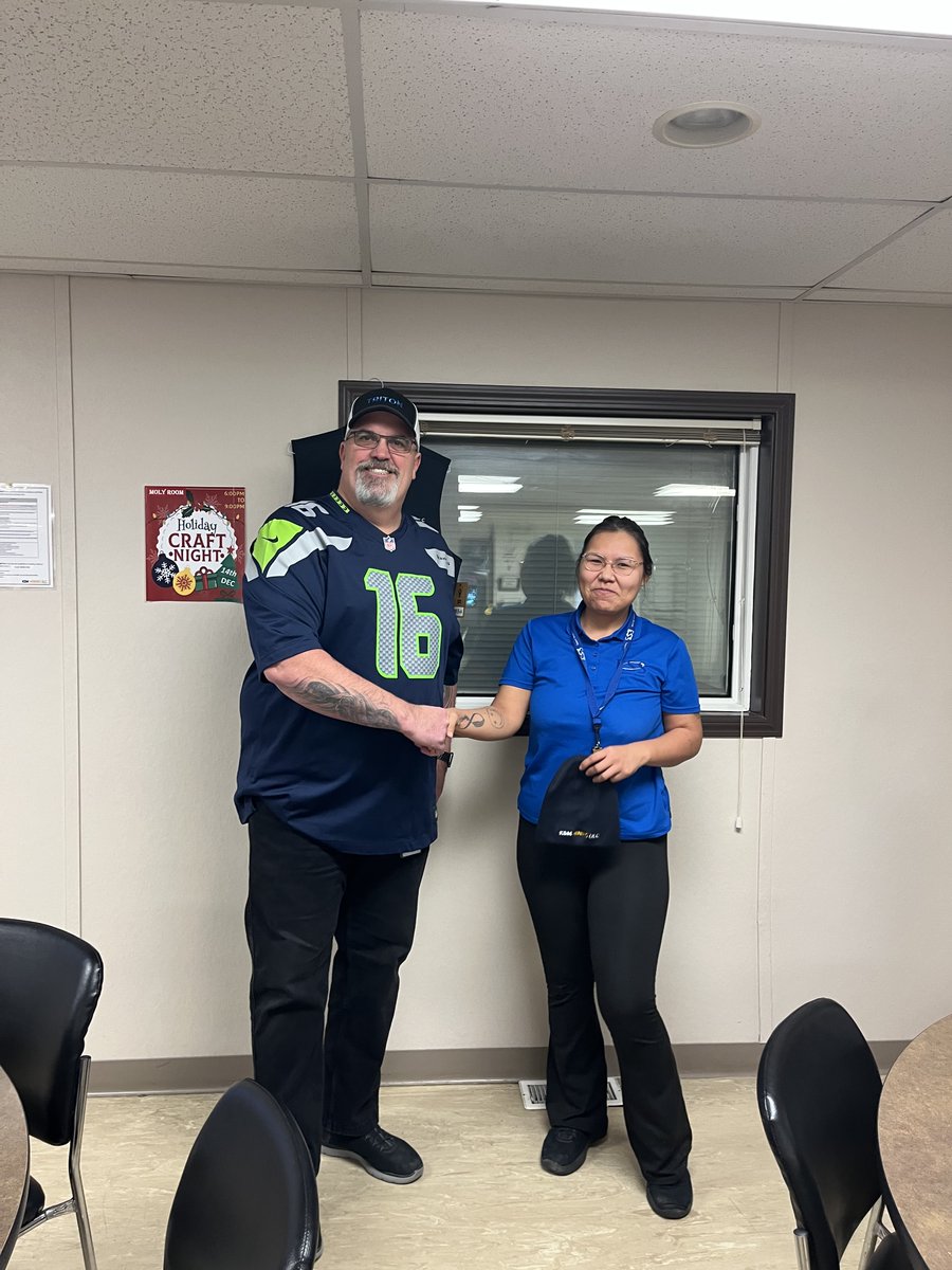At KSM, proactive hazard identification is key to keeping  our workplace safe. During our recent Weekly Safety Sunday meeting, we  celebrated employees who went above and beyond under the theme “Finish  Strong.”
Jessica Watt earned the Hazard ID Award for spotting  and correcting