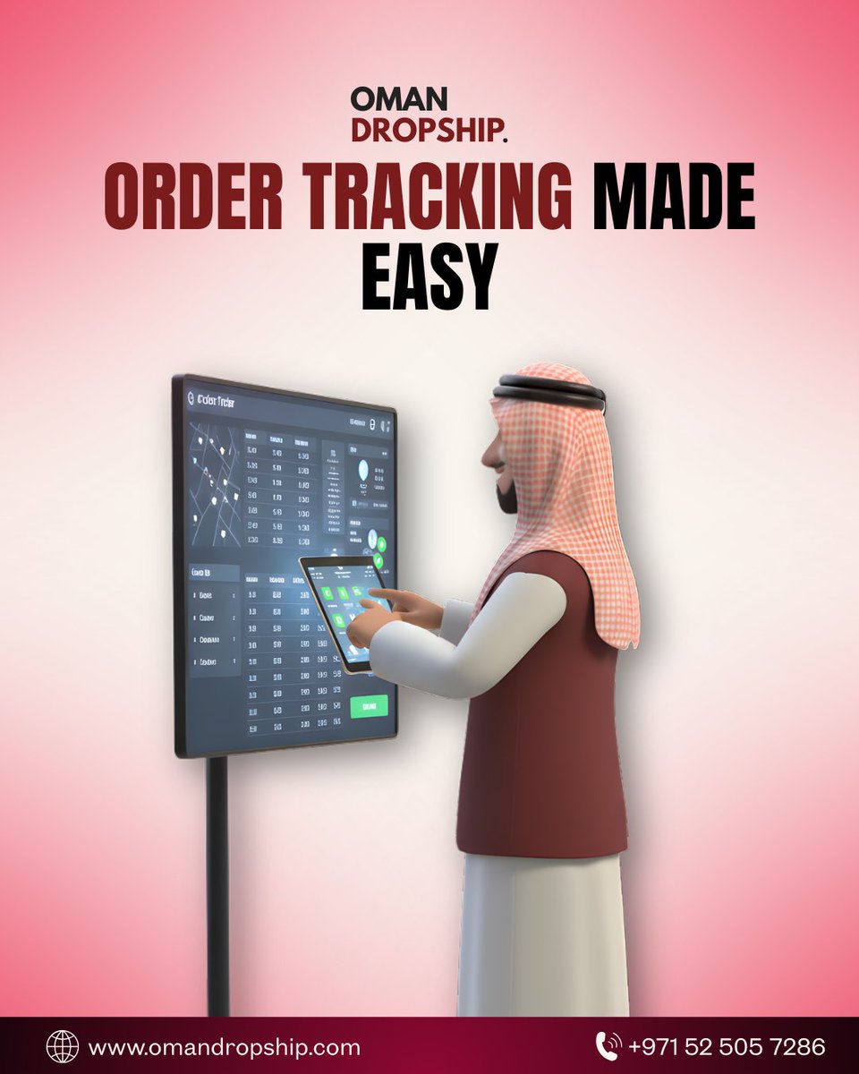ODSFulfillment's tweet photo. Tracking orders shouldn’t feel like detective work, so we made it simple.
With Oman Dropship, every shipment is updated in real time so you and your customers stay stress-free.

No confusion.
No guessing.
Just smooth, transparent tracking from warehouse to doorstep. https://t.co/hoWyifKMzN