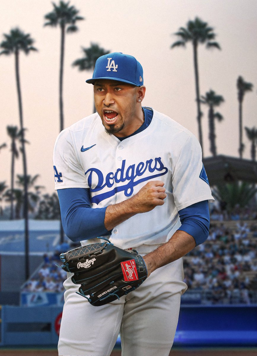 Edwin Díaz is officially a member of the Los Angeles @Dodgers 😤