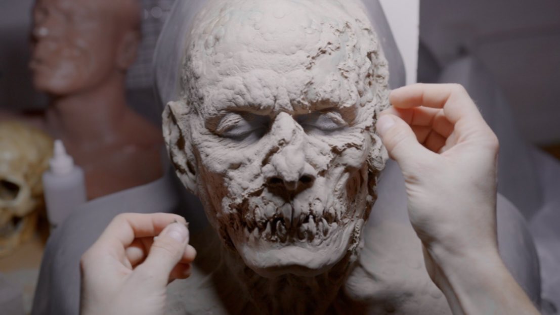 ragingmotelfire's tweet image. Here’s all the new molds/vfx work of jack o’connell as remmick in sinners where he’s channeling nosferatu