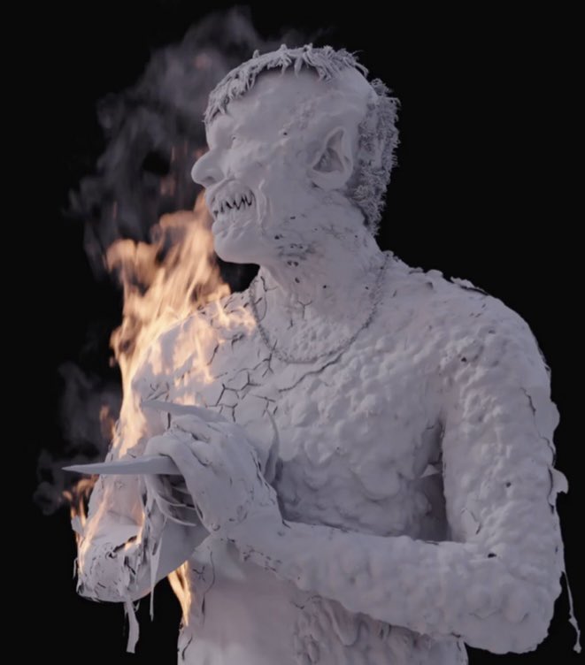 ragingmotelfire's tweet image. Here’s all the new molds/vfx work of jack o’connell as remmick in sinners where he’s channeling nosferatu