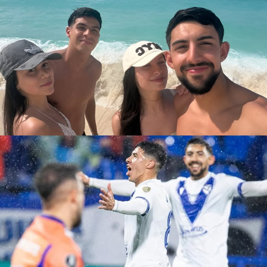 sabadovelezok's tweet photo. 👥☀️ Tomy Galván y Jano Gordon, dos titulares de #Vélez, juntos de vacaciones en Cancún. https://t.co/LSAqloYEQL