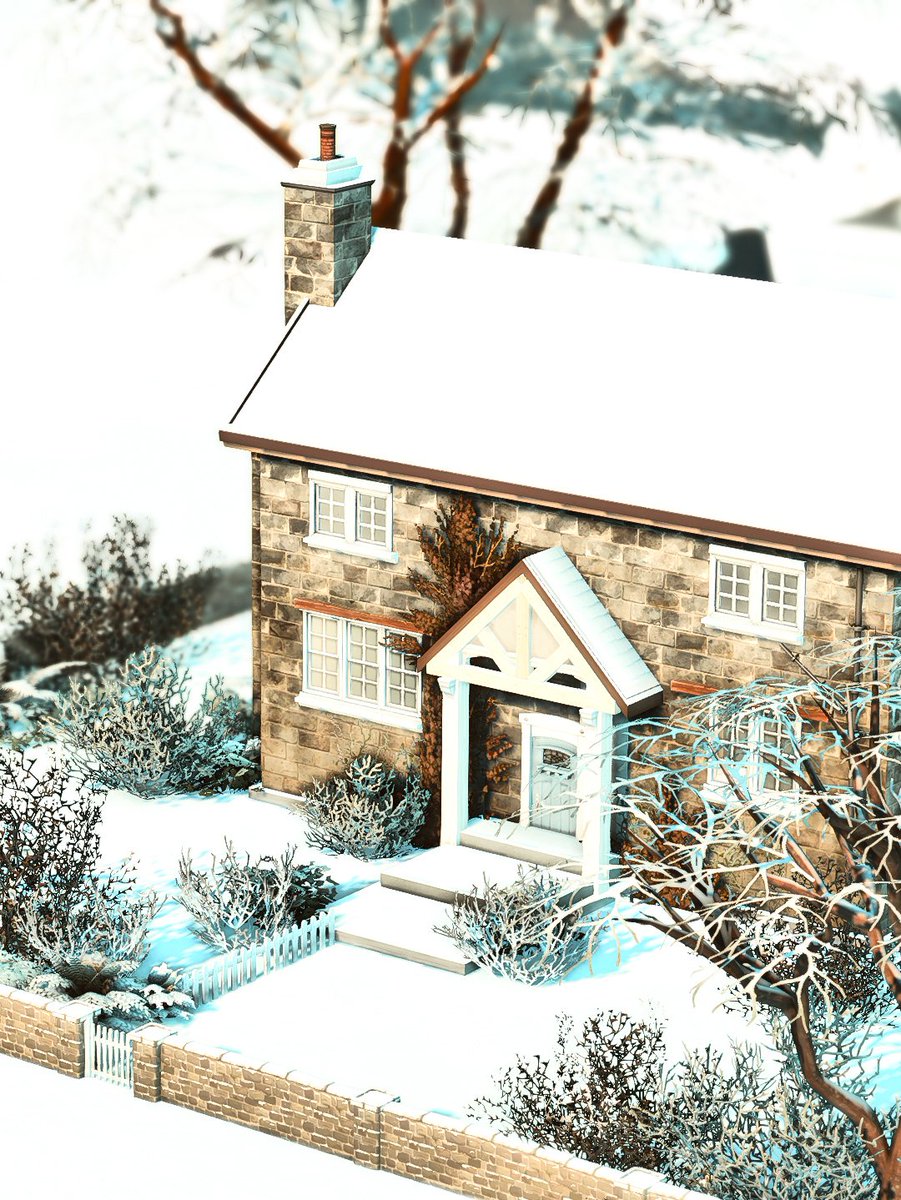 New winter build ❄️ The Rosehill Cottage from The Holiday movie 🎄

#eapartner #TheSims4