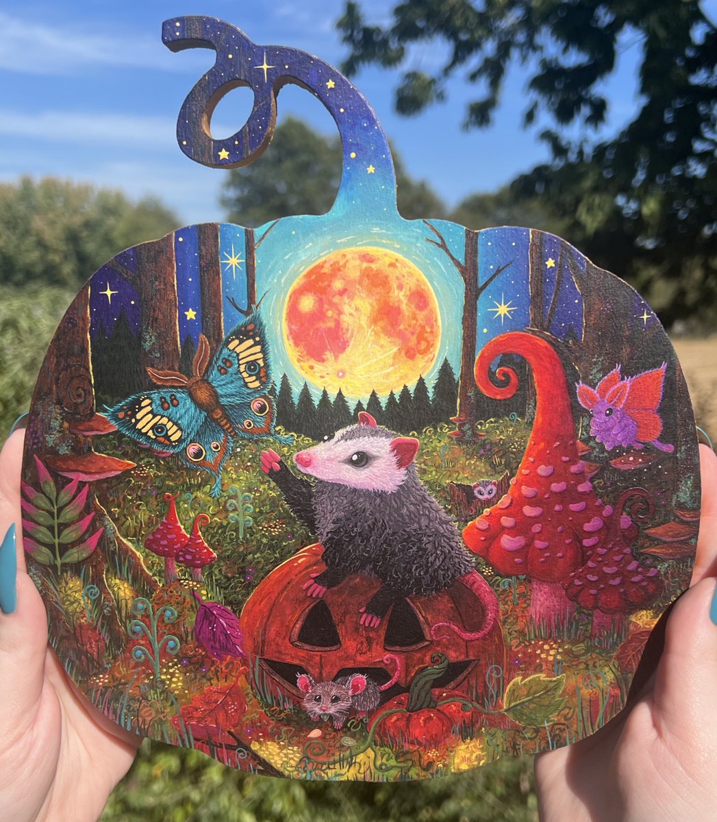 I love this painting :>🩵🍄✨