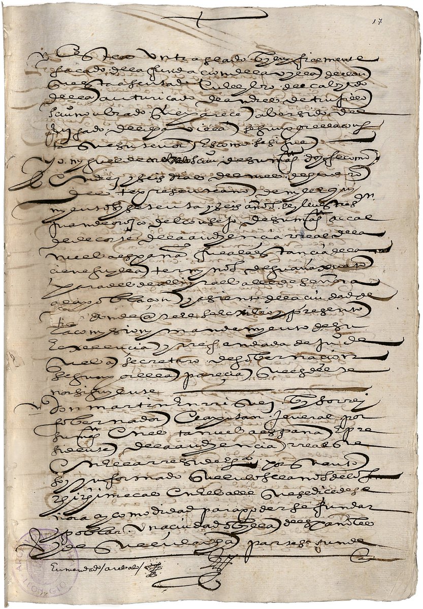 📜 12 de diciembre de 1575
El IV Virrey de la Nueva España, Martín Enríquez de Almanza, emitió el mandato que ordenó fundar una nueva población con el nombre de León en el valle de Señora.
Este documento marca el inicio formal de los 450 años de historia de León.
#León450