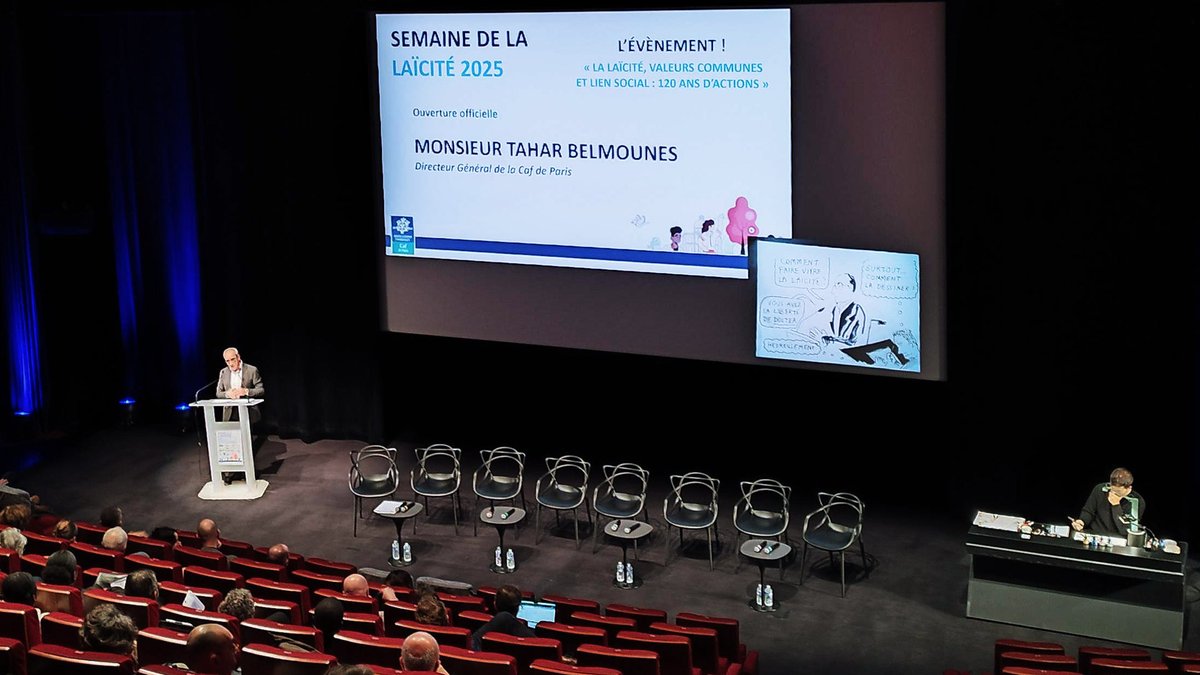 Aujourd'hui le Forum des images a eu le privilège d’accueillir l'évènement de la Caisse d'allocation familiales de Paris autour de la laïcité. L'occasion d'échanger avec des acteurs importants qui agissent sur le terrain !
<a href="/Caf75_actus/">Caf de Paris</a> <a href="/TaharBelmounes/">Tahar Belmounès</a> <a href="/axel75_cw/">Axel_Causin</a>