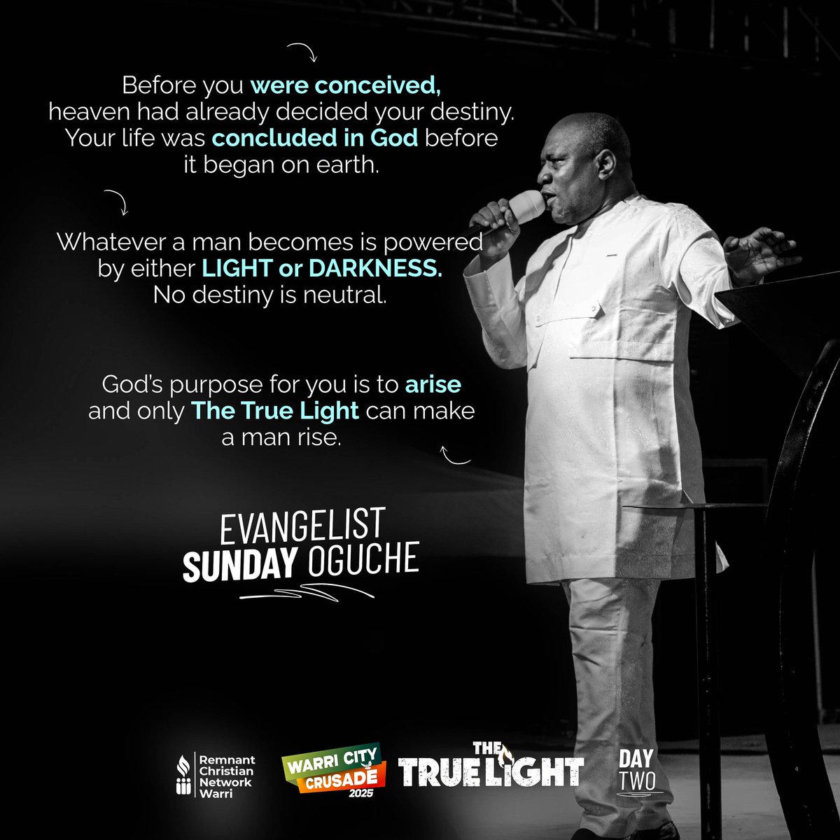 RcnWarri's tweet photo. The fire from yesterday's teaching is still alive, let it quicken your heart and align your steps!
Warri City Crusade Day Two
#WarriCityCrusade2025
#TheTrueLight
#Morsels
#RCNWarri
#EvangKesienaEsiri https://t.co/IJoZB1hOfu