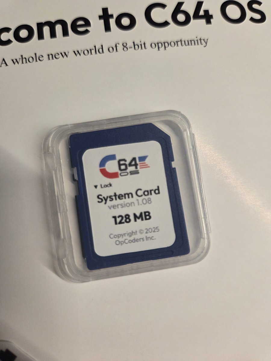 RetroCarel's tweet photo. Oh my... #c64os just arrived. This is exciting. Perfect timing for the weekend.
Just looking through the guide and I know straight away this is passion, this is art. Love it.
#Commodore https://t.co/Am8cR7kDrH
