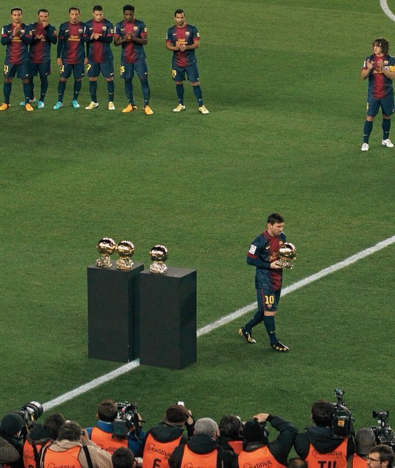 Having to use 2 tables to show your Ballon d'Ors because you've got so many at just 25 😭