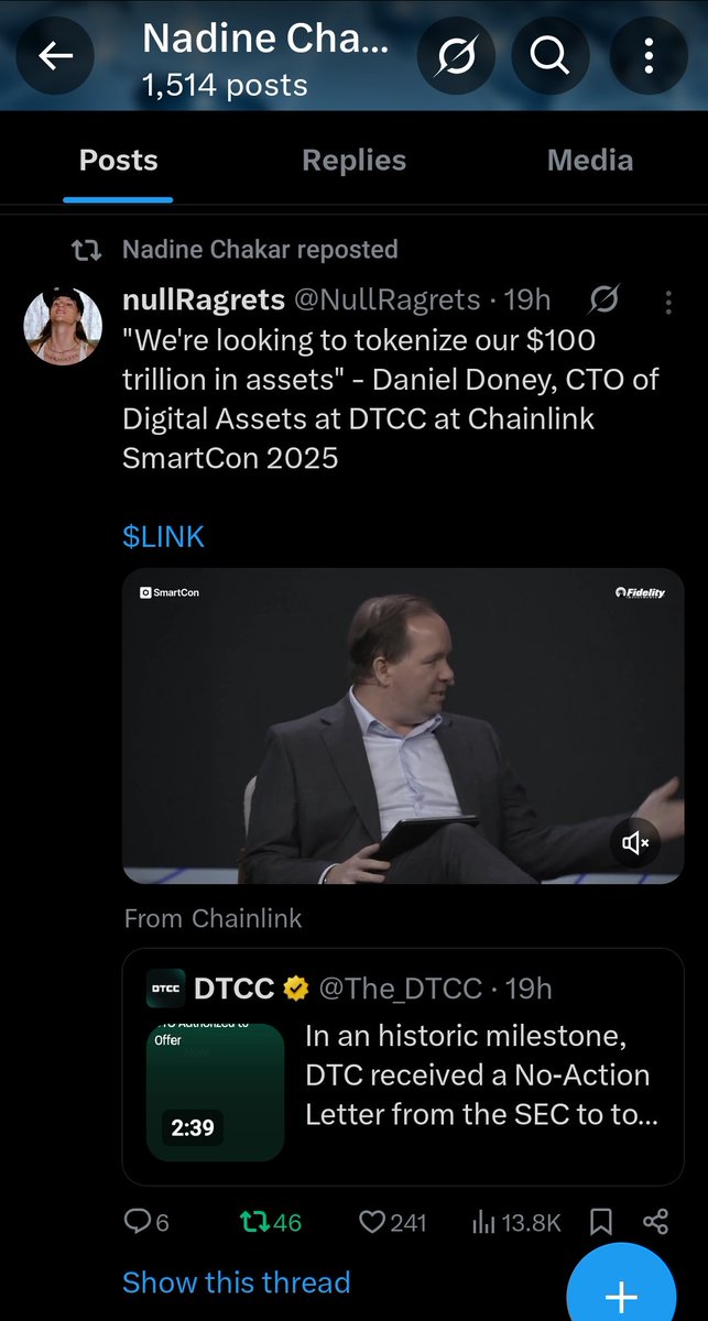 NullRagrets's tweet image. What if I told you the $LINK marines already told you but you didn't listen

The tokenized Global Financial System runs on Chainlink.