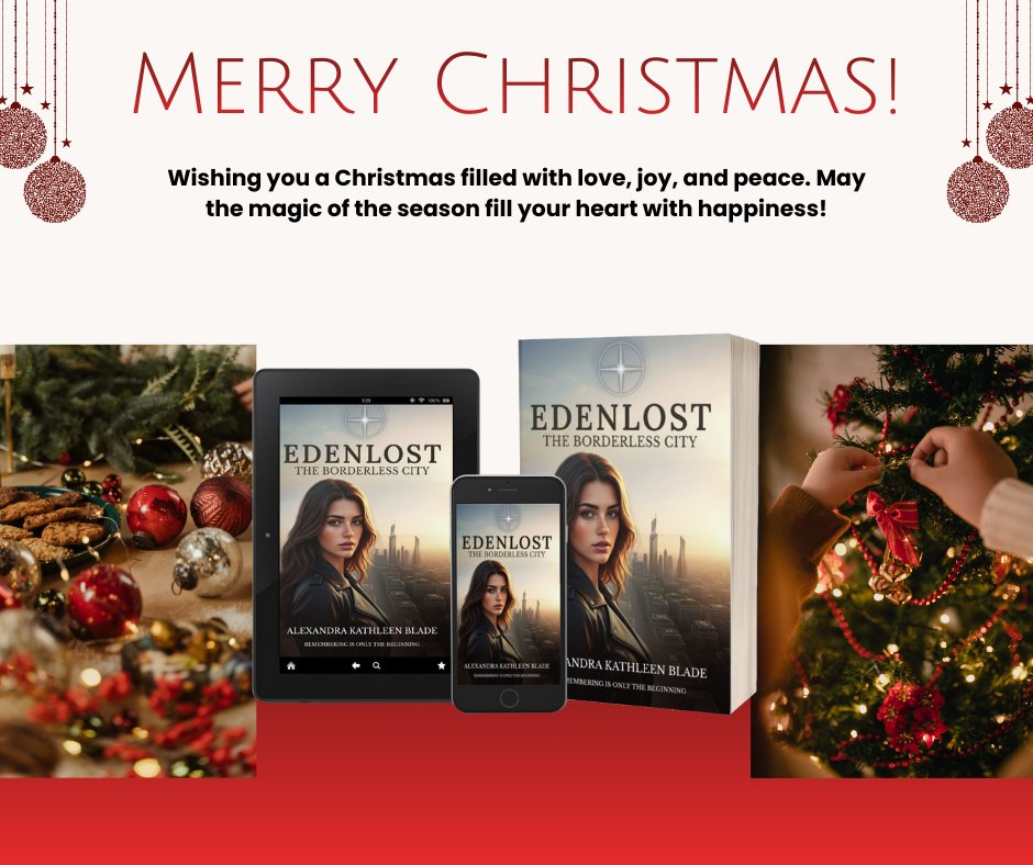 AlexandraBlade's tweet photo. 🎄 𝐖𝐡𝐚𝐭 𝐢𝐟 𝐚 𝐩𝐞𝐫𝐟𝐞𝐜𝐭 𝐜𝐢𝐭𝐲 𝐜𝐨𝐮𝐥𝐝 𝐫𝐞𝐰𝐫𝐢𝐭𝐞 𝐲𝐨𝐮?

A dystopian world.
A hidden truth.
A heroine who won’t surrender.
Edenlost – The Borderless City
👉 https://t.co/plnub11soc

#DystopianFiction #UrbanFantasy #fantasybooks https://t.co/gk52tDBn4g