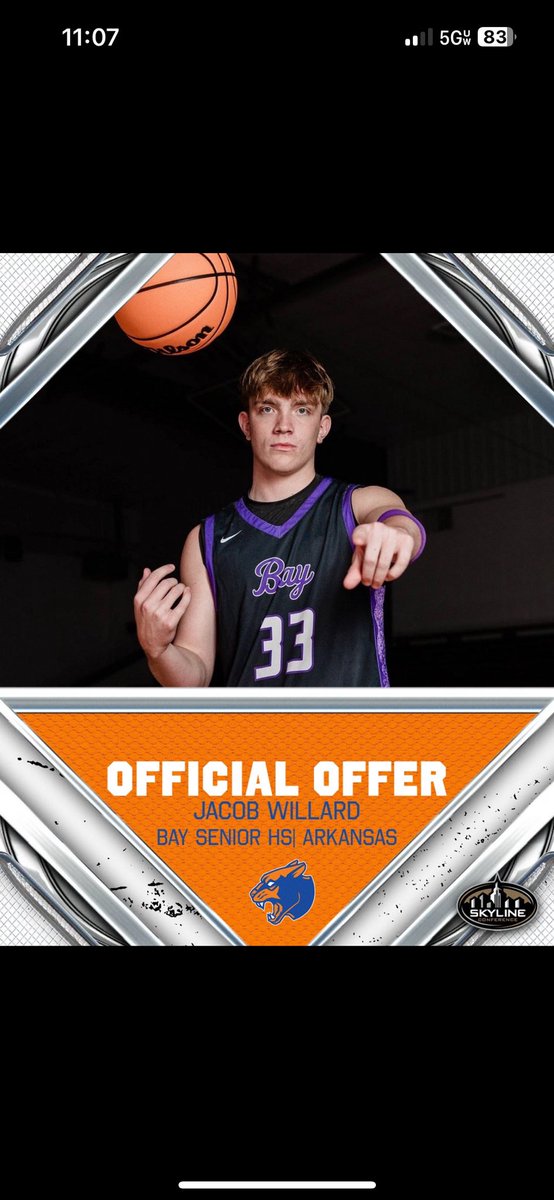 After a few great talks with Coach Aj I’m blessed to announce my official offer to SUNY Purchase (NY)