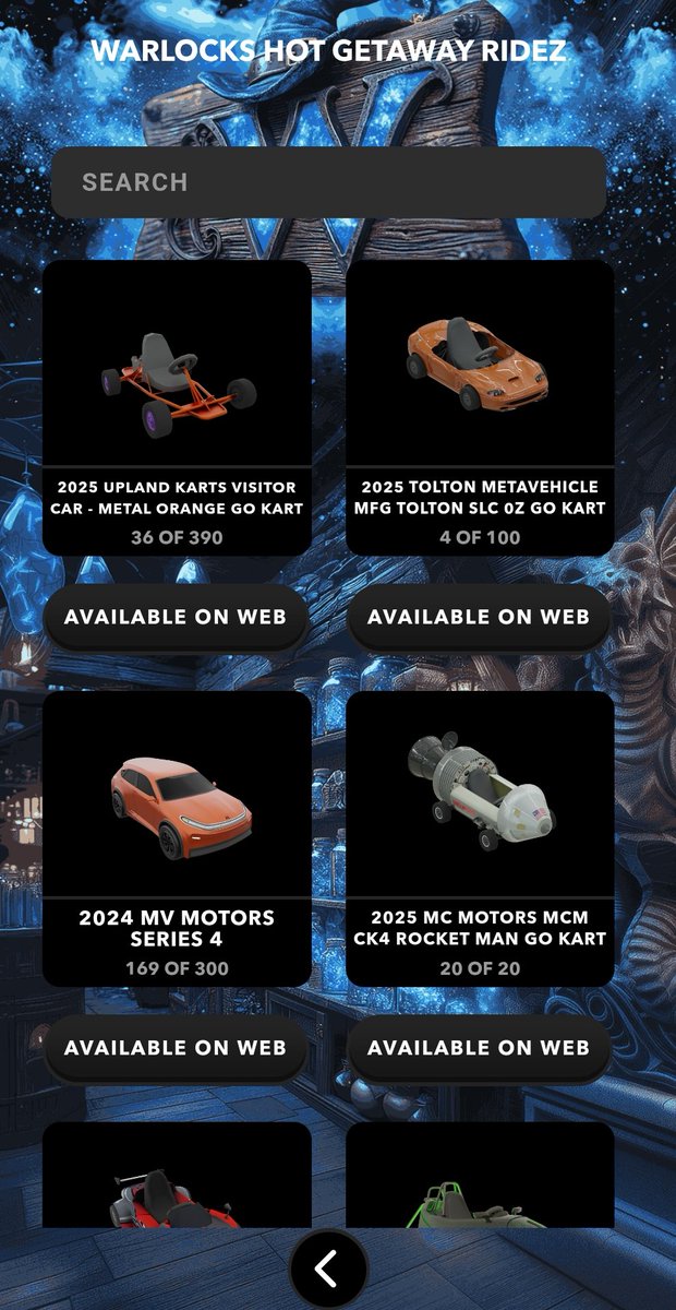 WarlocksNFTS's tweet photo. New stock has arrived 2025 vehicles for previous year priced #upland #uplanders
Happy shopping yall ✌️ ❤️. Warlock https://t.co/cbPQ92J0s9