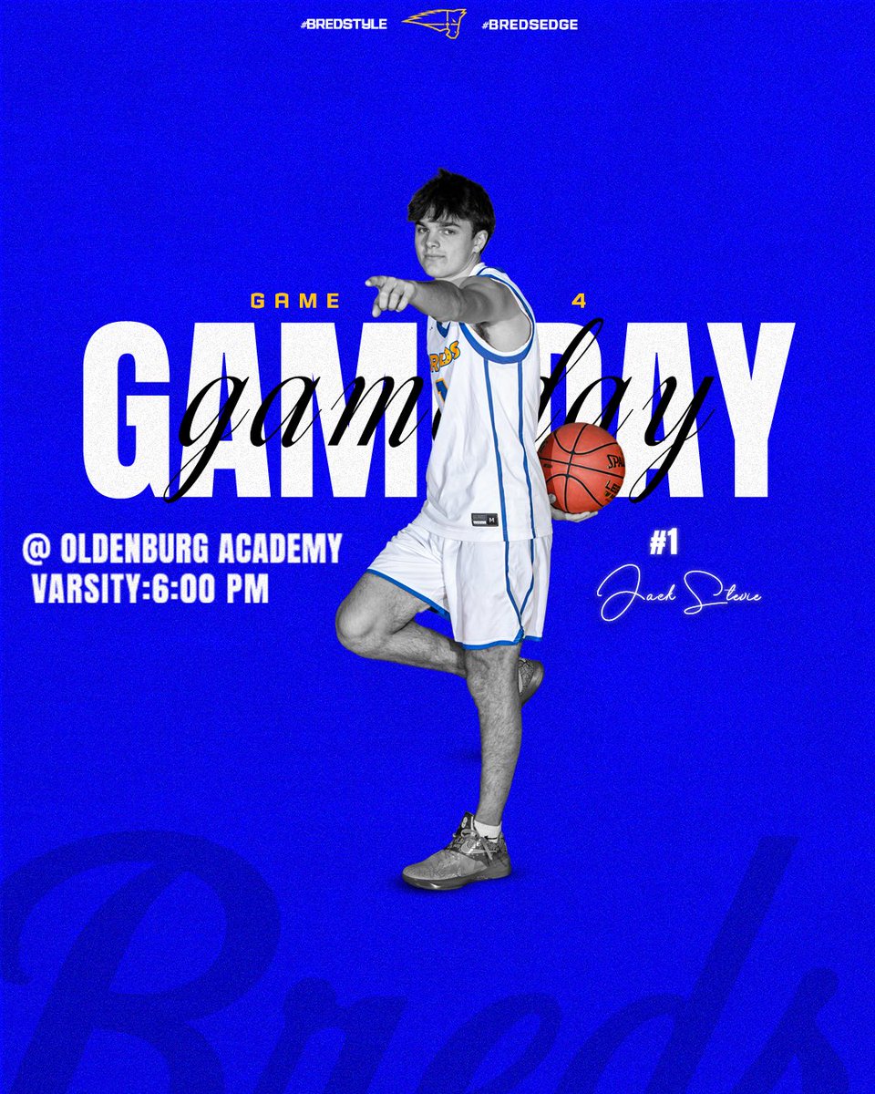 GAMEDAY. Breds travel to Indiana to take on Oldenburg academy. 
#bredstyle #bredsedge