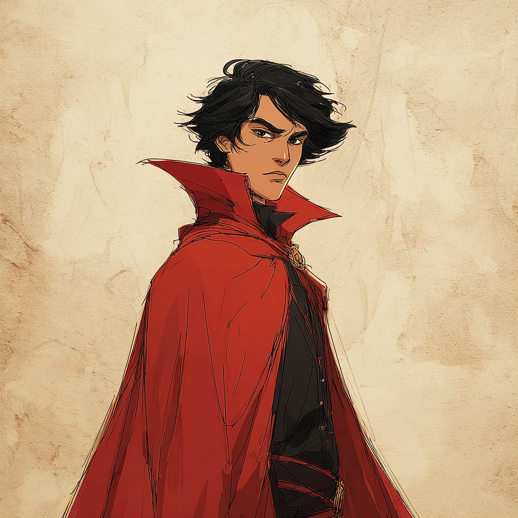 Neo-pulp character portraits