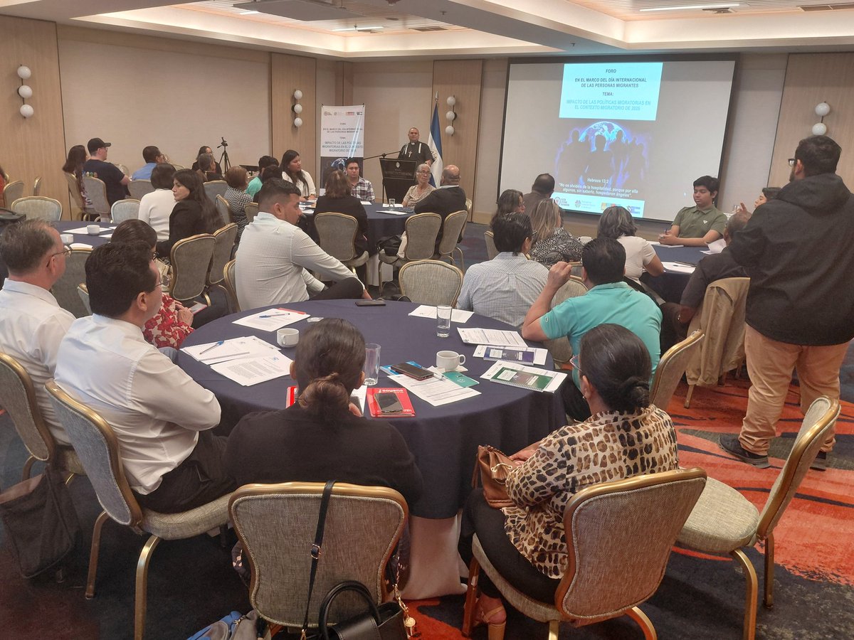 #MovilidadHumana  | En el marco del Día Internacional de las Personas Migrantes, que se conmemora cada 18 de diciembre, la Iglesia Luterana Salvadoreña realiza el foro “Impacto de las políticas migratorias en el contexto migratorio de 2025”,