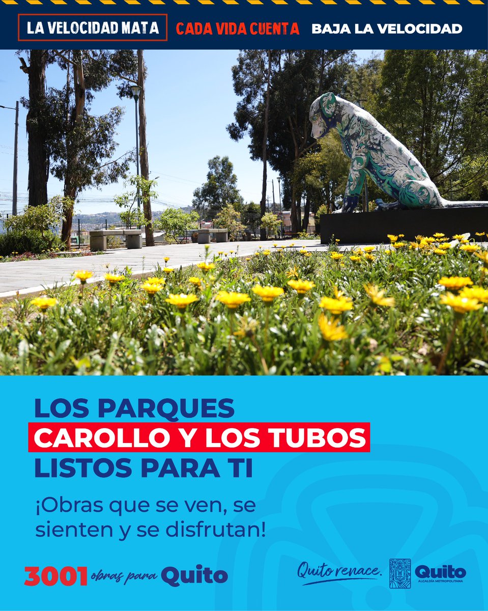 ObrasQuito's tweet photo. 💪#QuitoConObras | Donde antes había desgaste y abandono, hoy hay espacios completamente renovados💪
El parque #LosTubos y #Carollo cuentan con césped nuevo en canchas de fútbol, arcilla renovada en canchas de tenis, juegos biosaludables, jardineras y nueva infraestructura sanitaria.
Obras que se ven, se sienten y se disfrutan.
#QuitoRenace #QuitoNoSeDetiene