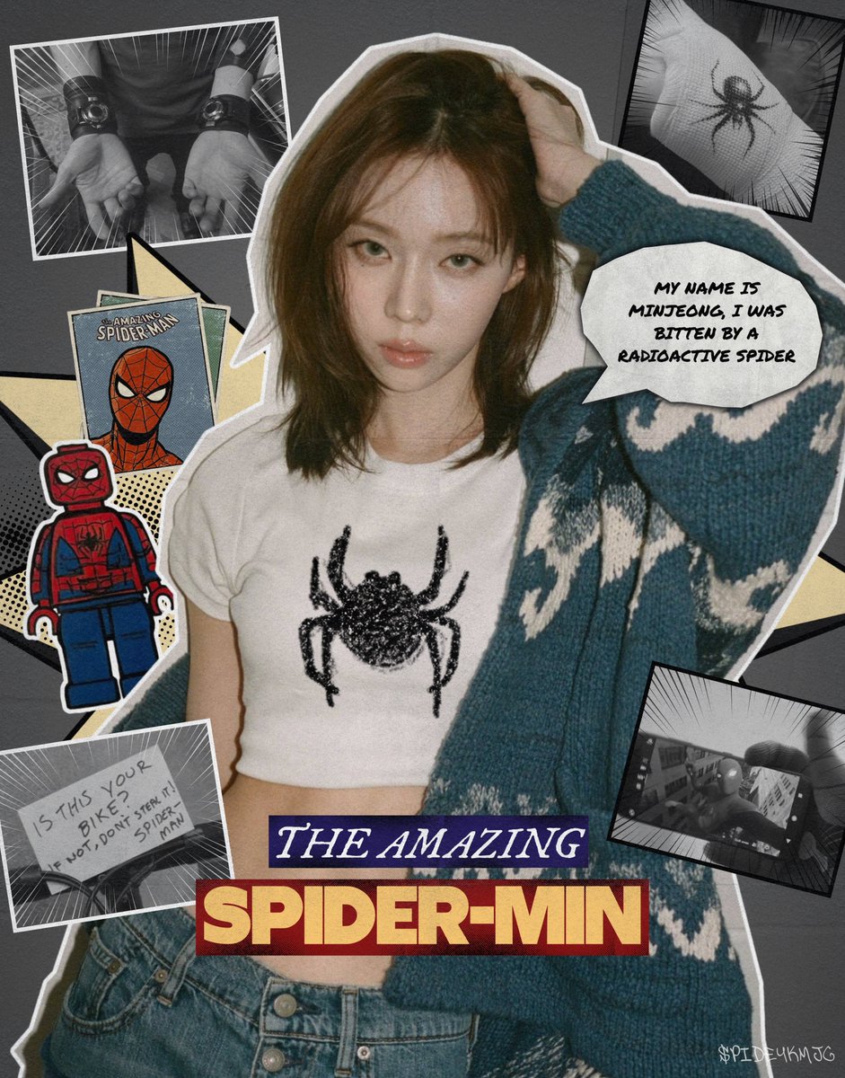 spideykmjg's tweet photo. the amazing SPIDER-MIN 🕸️
#aespa #æspa #에스파
#WINTER #윈터 #Spidermin https://t.co/KPxKQMCxm6