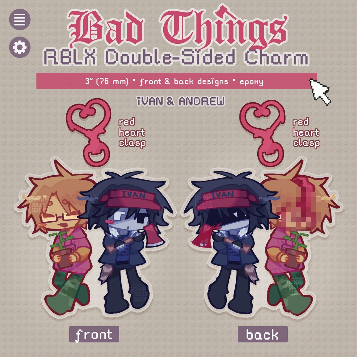 here you go chat, charms are up for preorder

PO ends Dec 31 🗓️
orders will be shipped in January
etsy.com/listing/442311…