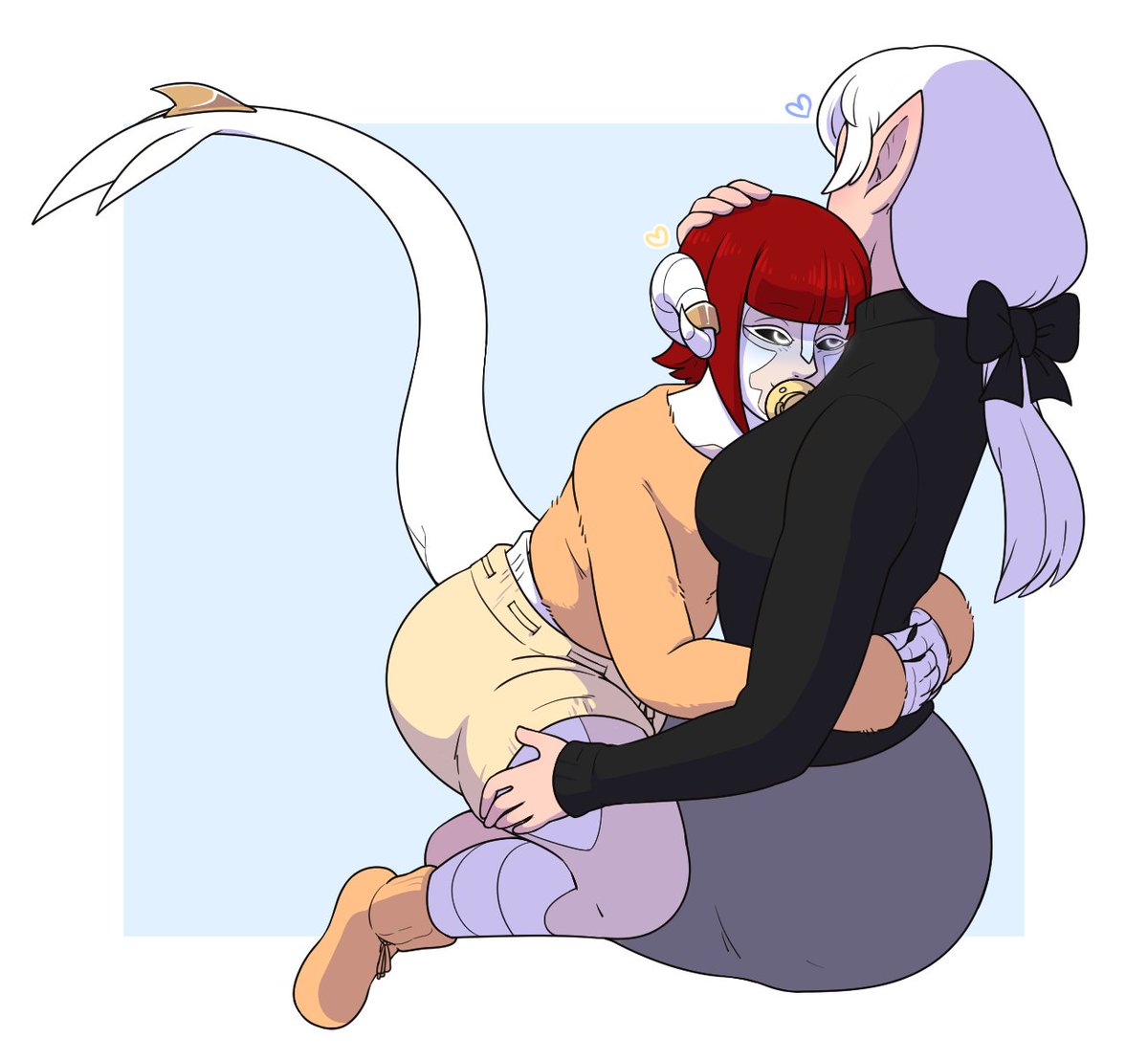 cutiebabybunny_'s tweet image. slightly touched up an oldie but a goodie 😇