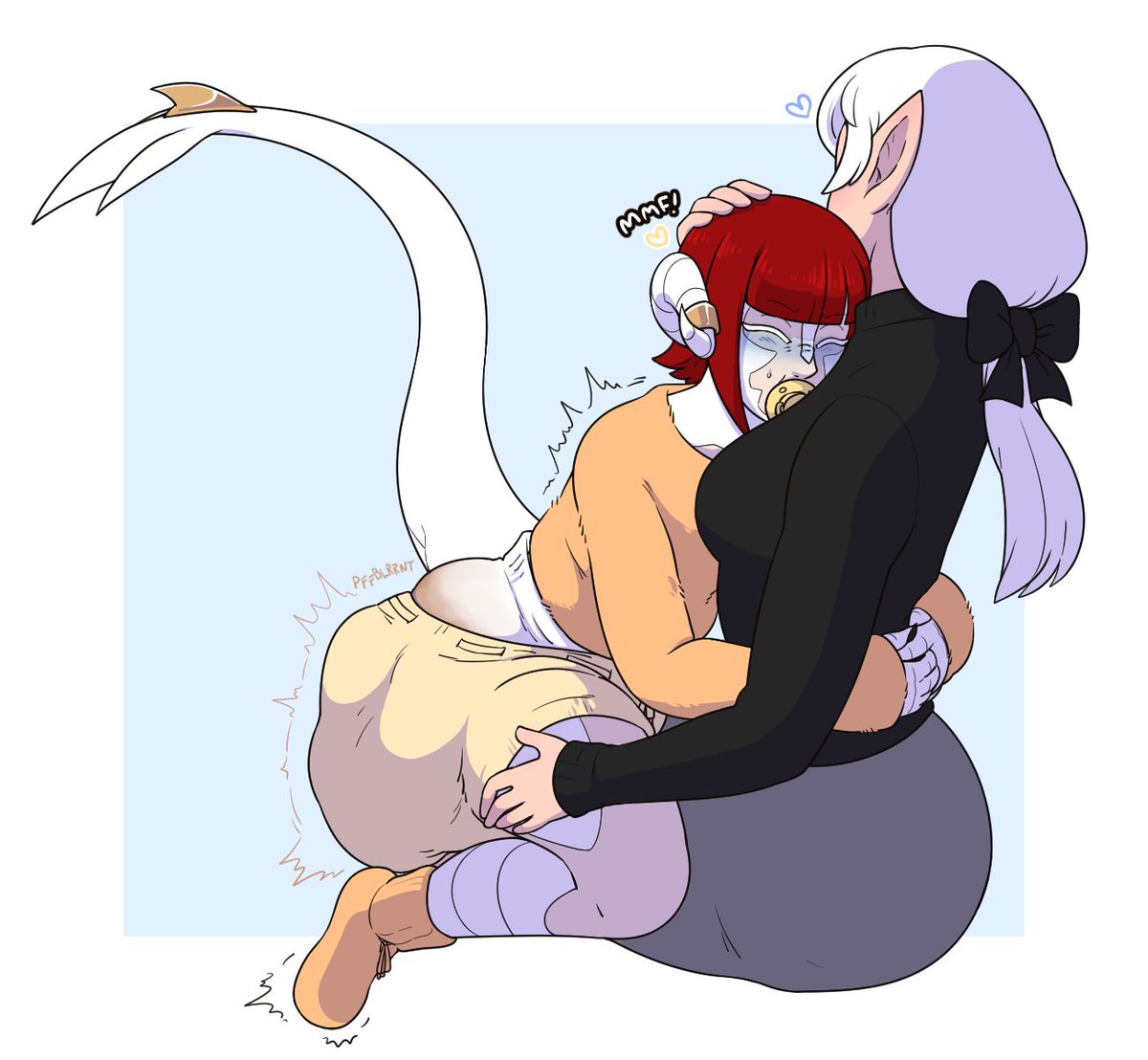 cutiebabybunny_'s tweet image. slightly touched up an oldie but a goodie 😇