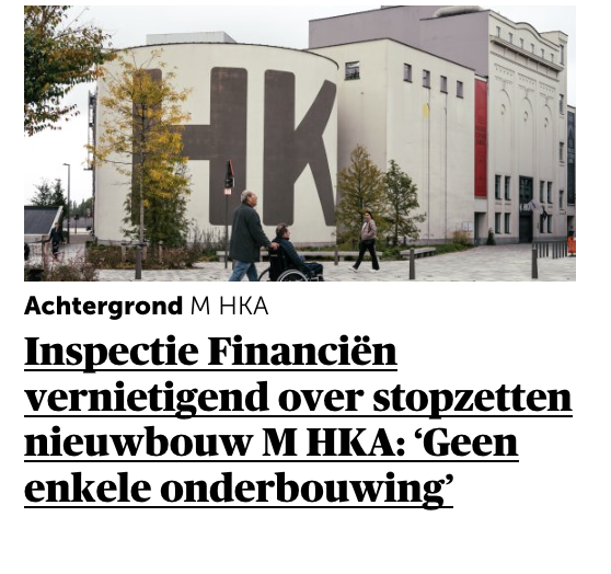 Dan zou ik het toch ook stopzetten hoor.