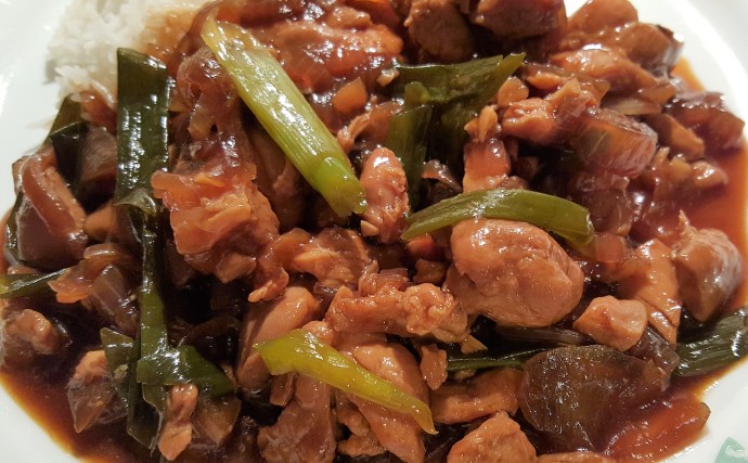 Pressure cooker bourbon chicken from your Instant Pot in less than 30-minutes! thisoldgal.com/pressure-cooke…