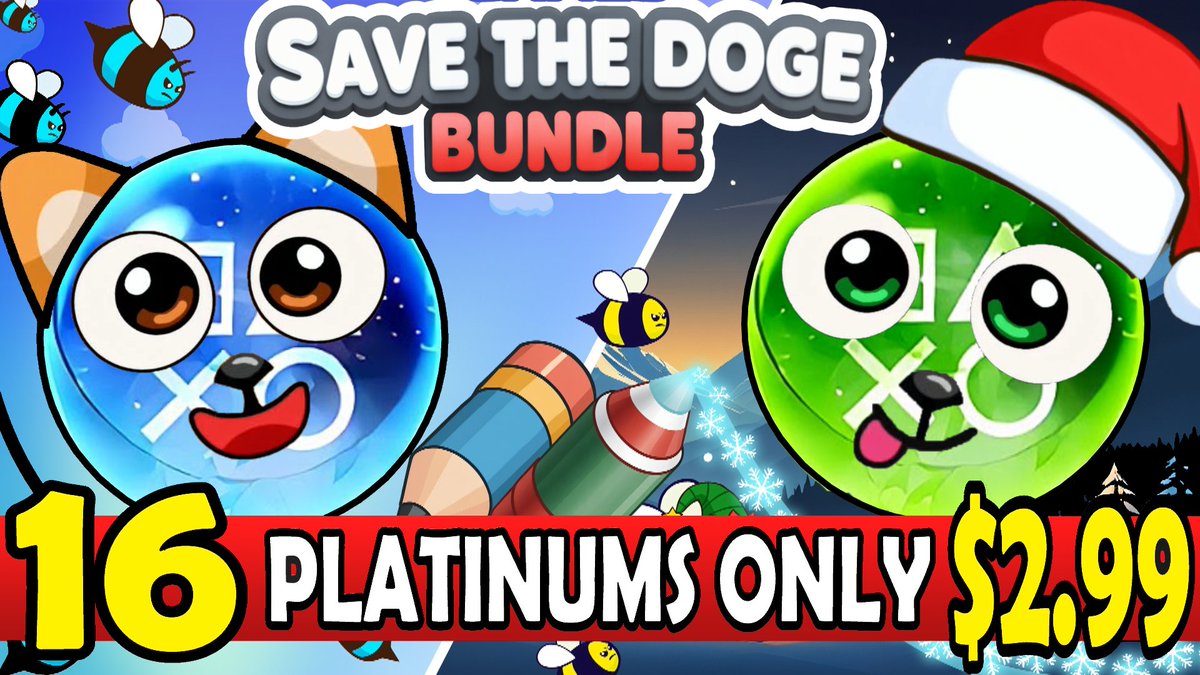 📢Giveaway

Save the Doge Bundle
PS5/PS4 EU-NA-AS-JP  Keys

To win, Retweet - Follow <a href="/nostra_games_/">Nostra Games</a> 
 and Me   

Please mention your preferred version in the comments
GOOD LUCK!
youtu.be/GSomVsxb3Zw