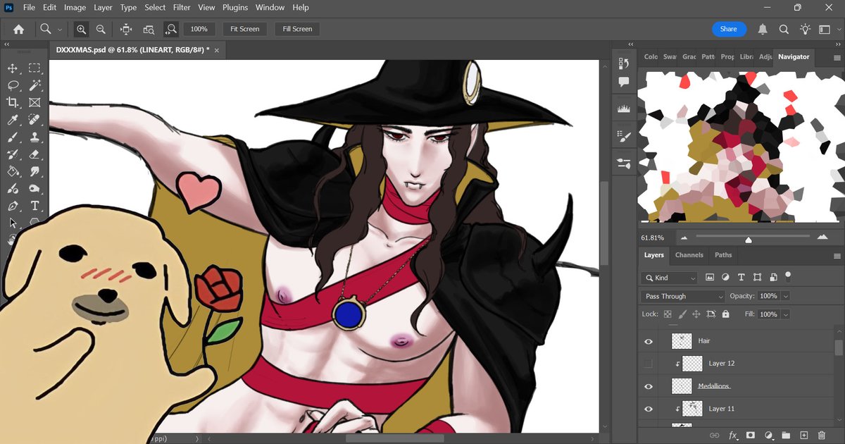 water_nut's tweet photo. I know I'm getting canned for this 😂
Coming soon on my patr@n
#VampireHunterD #WIP https://t.co/5N7u49A9I5