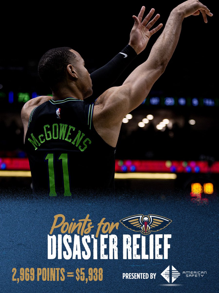 3 Pelicans with 20+ points & 6 double-digit scorers, adding to the total 🙌