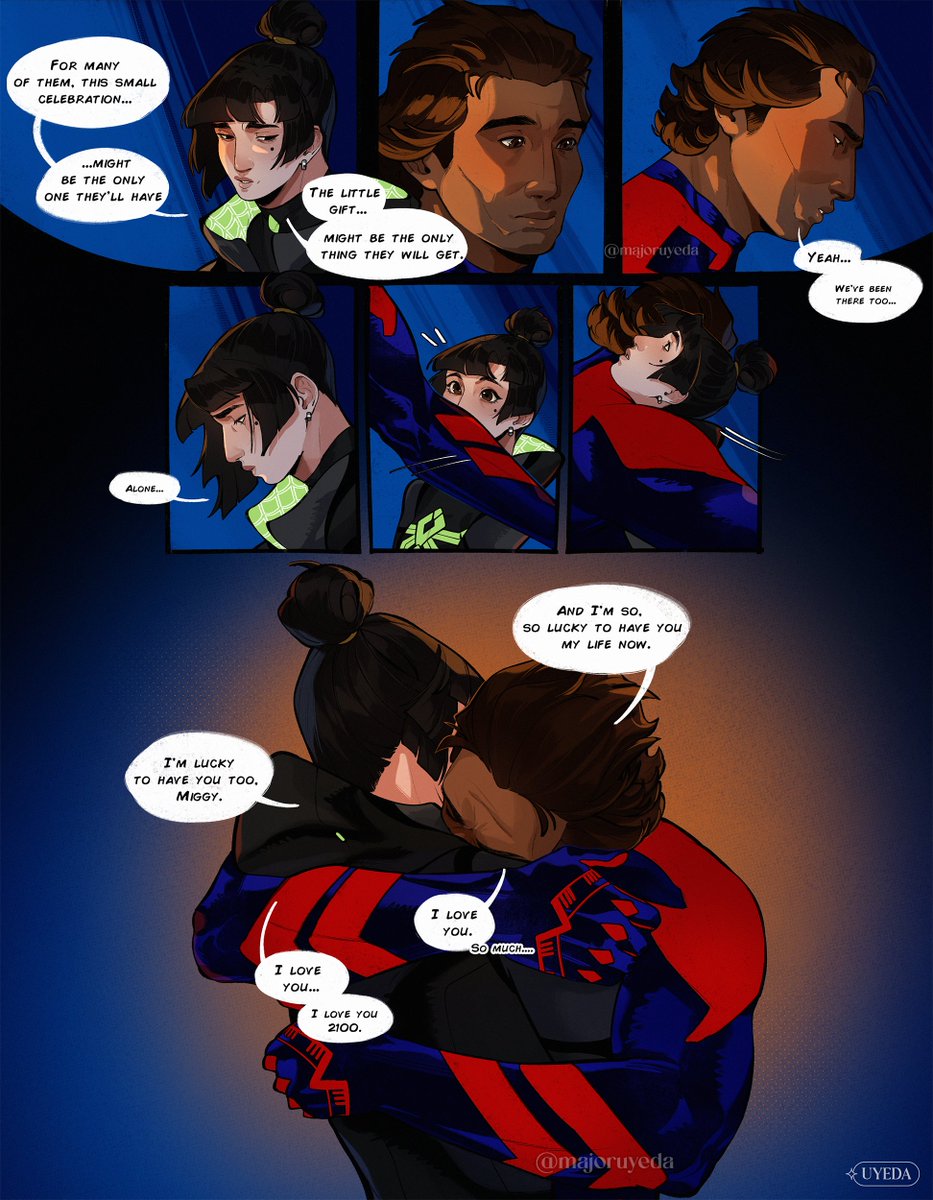 A little context for my Xamas collab from their lore! 💖
.
#miguelohara #spidersona #spiderman2099 #yumeship